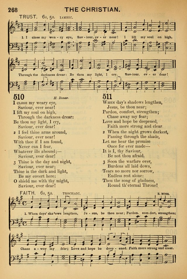 Worship in Song: a selection of hymns and tunes for the Service of the Sanctuary  page 268