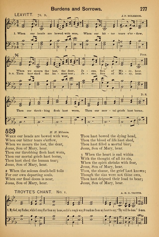 Worship in Song: a selection of hymns and tunes for the Service of the Sanctuary  page 277