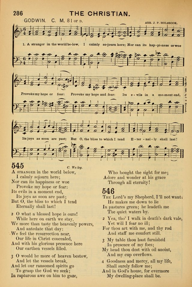 Worship in Song: a selection of hymns and tunes for the Service of the Sanctuary  page 286