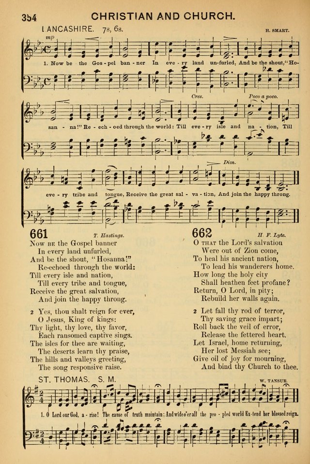 Worship in Song: a selection of hymns and tunes for the Service of the Sanctuary  page 354