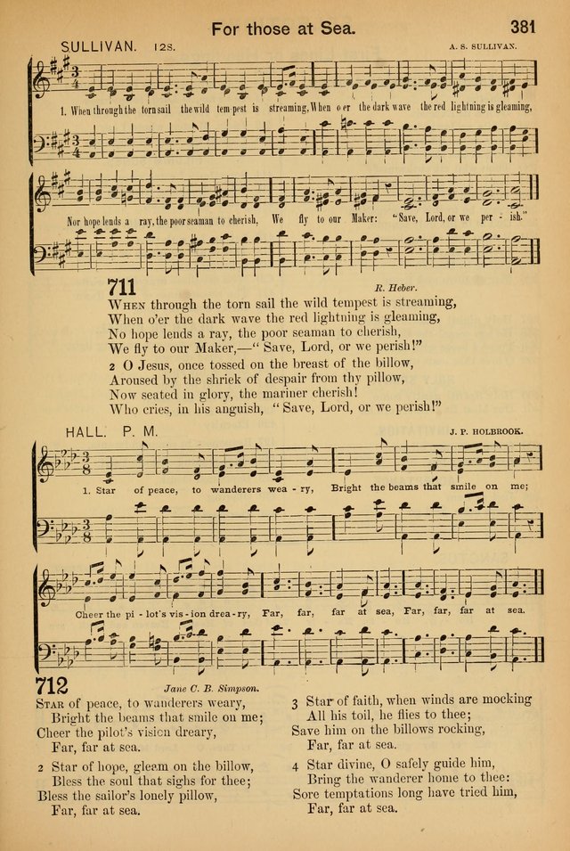 Worship in Song: a selection of hymns and tunes for the Service of the Sanctuary  page 381