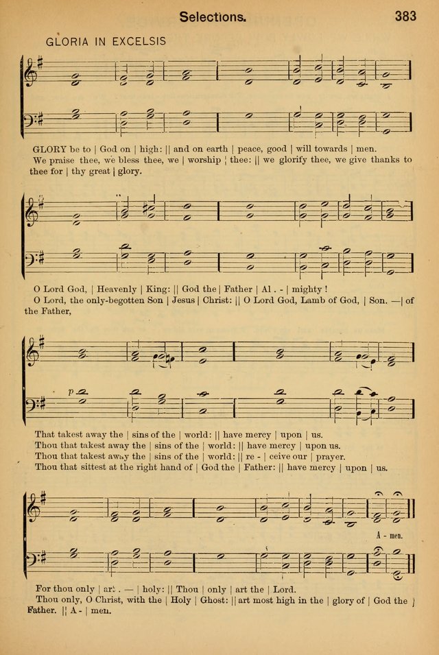 Worship in Song: a selection of hymns and tunes for the Service of the Sanctuary  page 383