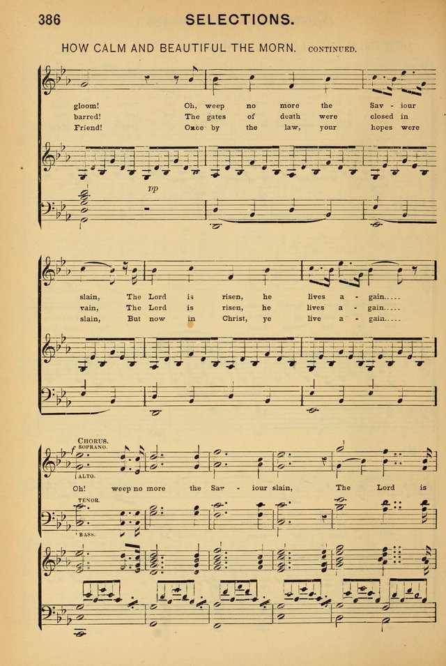 Worship in Song: a selection of hymns and tunes for the Service of the Sanctuary  page 386