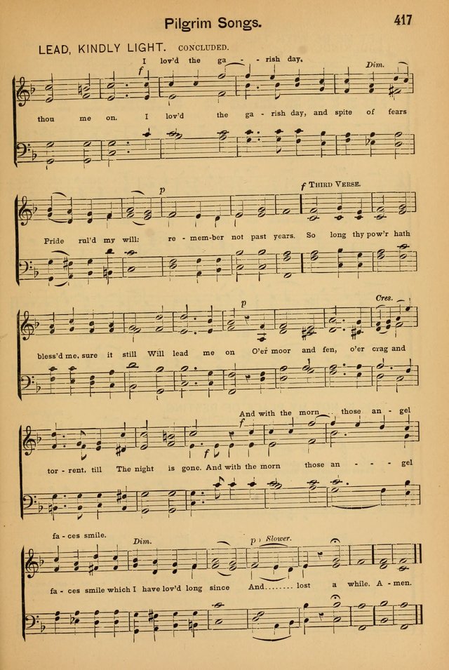 Worship in Song: a selection of hymns and tunes for the Service of the Sanctuary  page 417