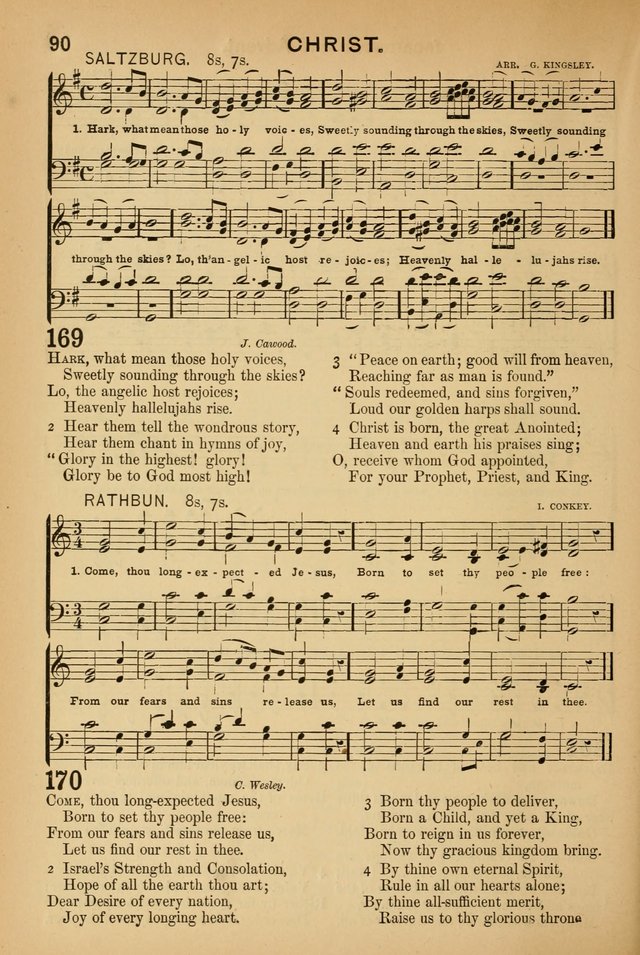 Worship in Song: a selection of hymns and tunes for the Service of the Sanctuary  page 90