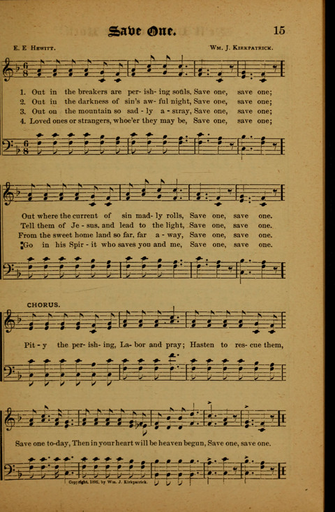 Winning Songs: for use in meetings for Christian worship or work page 15