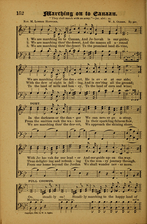 Winning Songs: for use in meetings for Christian worship or work page 152