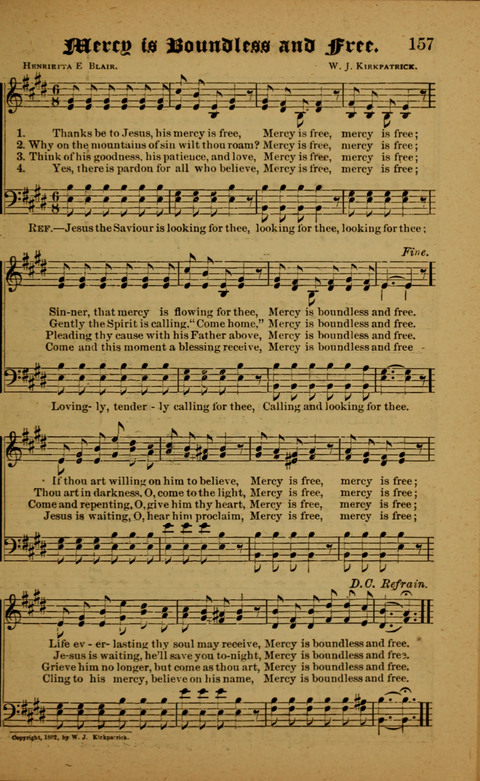 Winning Songs: for use in meetings for Christian worship or work page 157