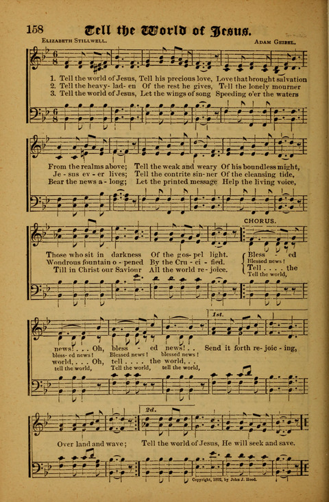 Winning Songs: for use in meetings for Christian worship or work page 158