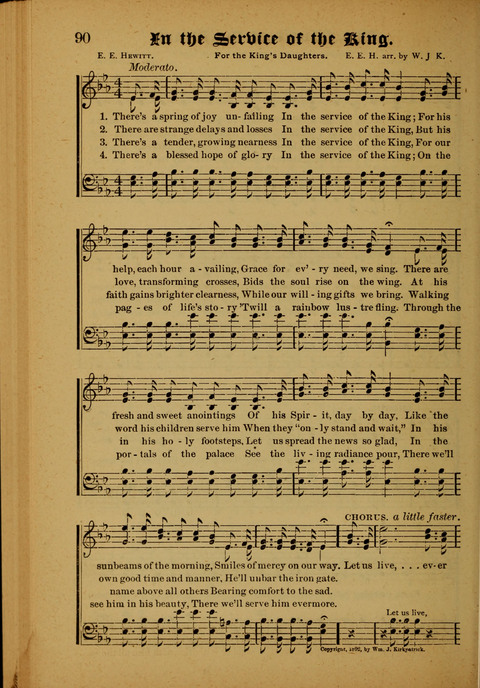 Winning Songs: for use in meetings for Christian worship or work page 90