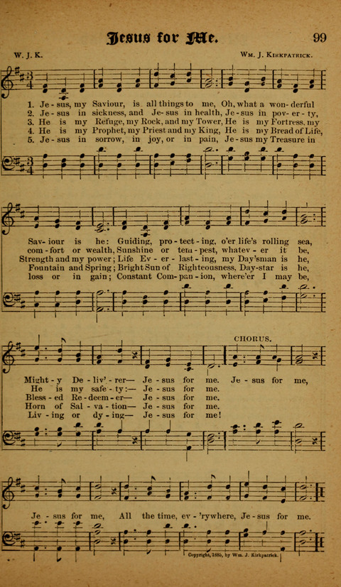 Winning Songs: for use in meetings for Christian worship or work page 99