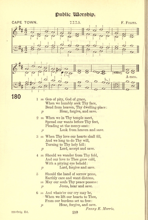 Worship Song: with accompanying tunes page 210