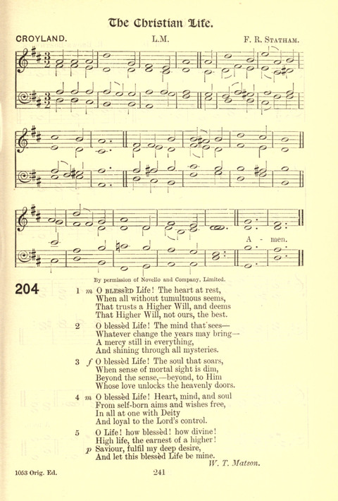 Worship Song: with accompanying tunes page 241