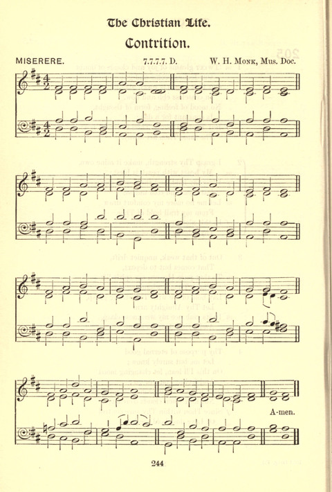 Worship Song: with accompanying tunes page 244