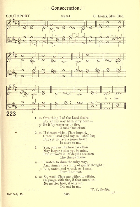 Worship Song: with accompanying tunes page 265