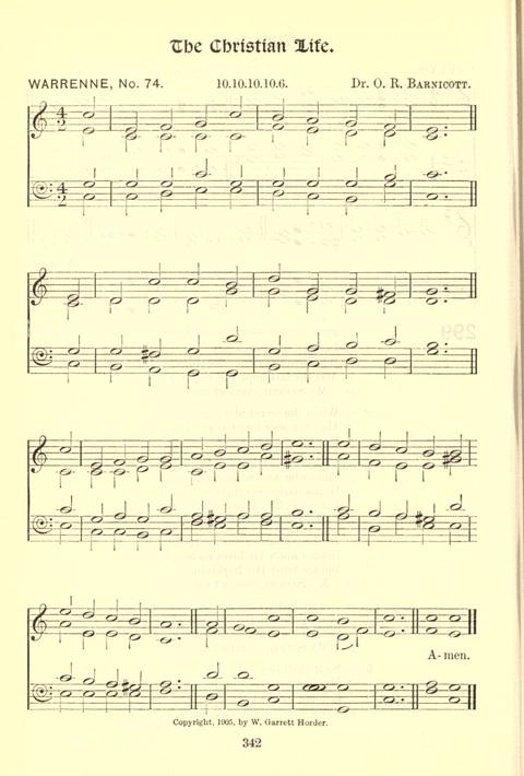 Worship Song: with accompanying tunes page 342