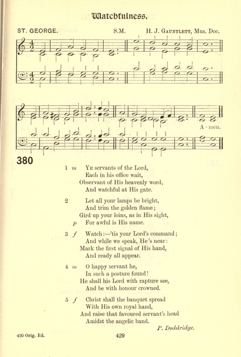 Worship Song: with accompanying tunes page 429