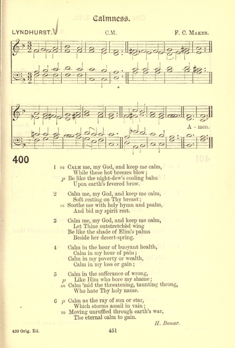 Worship Song: with accompanying tunes page 451