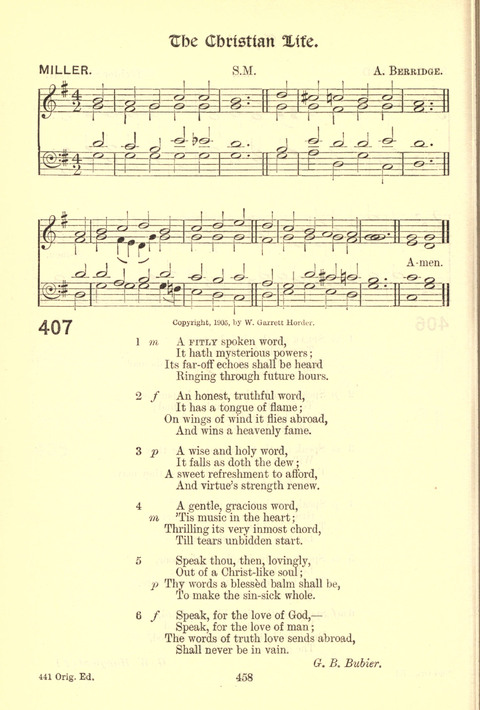 Worship Song: with accompanying tunes page 458