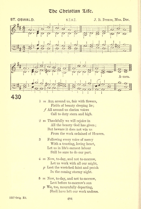 Worship Song: with accompanying tunes page 484