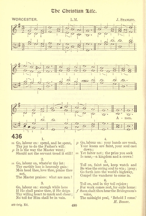 Worship Song: with accompanying tunes page 490