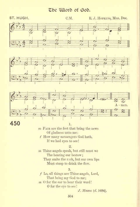 Worship Song: with accompanying tunes page 504