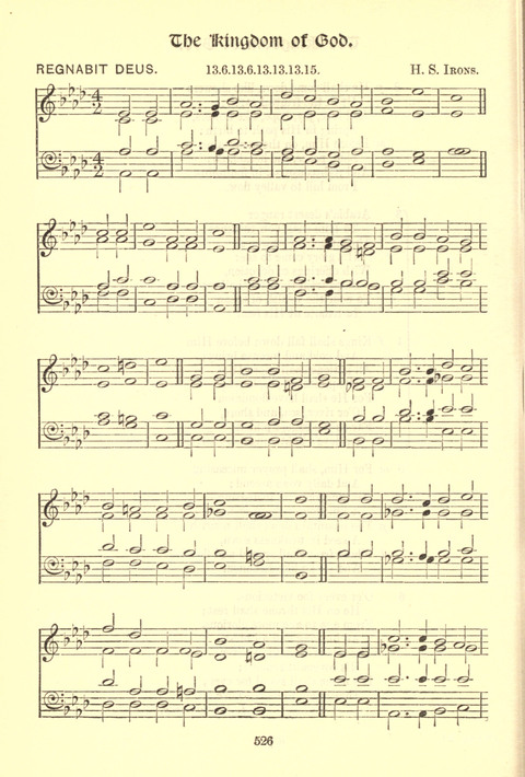 Worship Song: with accompanying tunes page 526