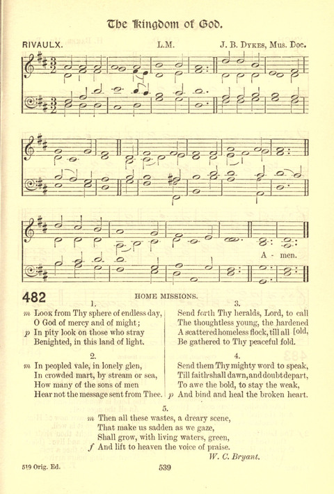 Worship Song: with accompanying tunes page 539