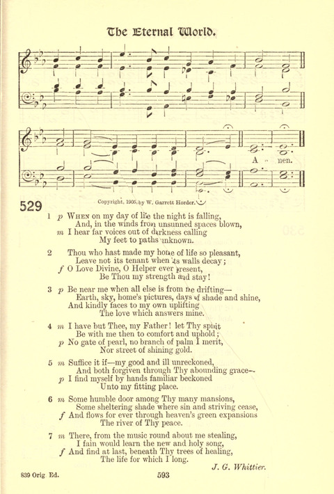 Worship Song: with accompanying tunes page 593