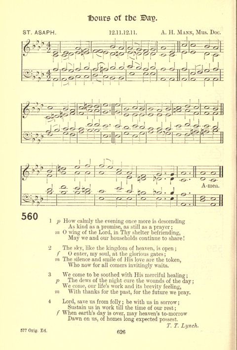 Worship Song: with accompanying tunes page 626