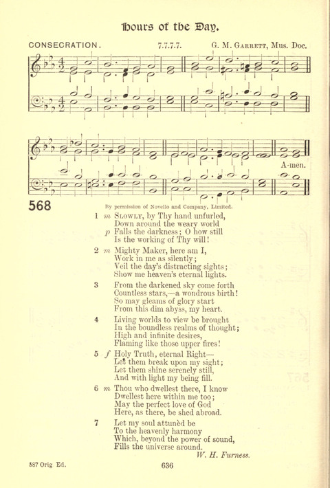 Worship Song: with accompanying tunes page 636