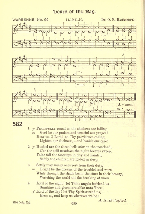 Worship Song: with accompanying tunes page 650