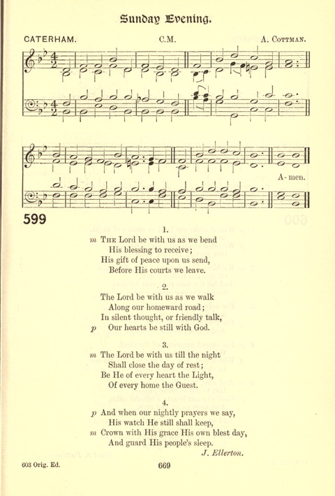 Worship Song: with accompanying tunes page 669