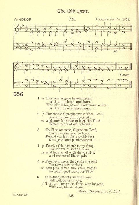 Worship Song: with accompanying tunes page 738