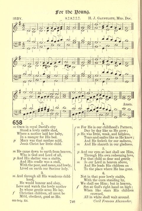 Worship Song: with accompanying tunes page 740