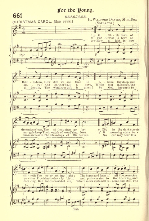 Worship Song: with accompanying tunes page 744