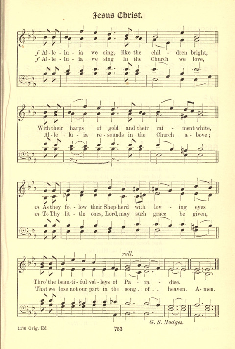 Worship Song: with accompanying tunes page 753