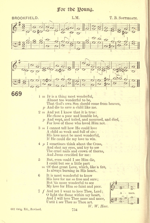 Worship Song: with accompanying tunes page 754