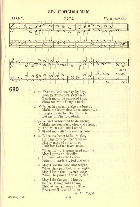 Worship Song: with accompanying tunes page 765