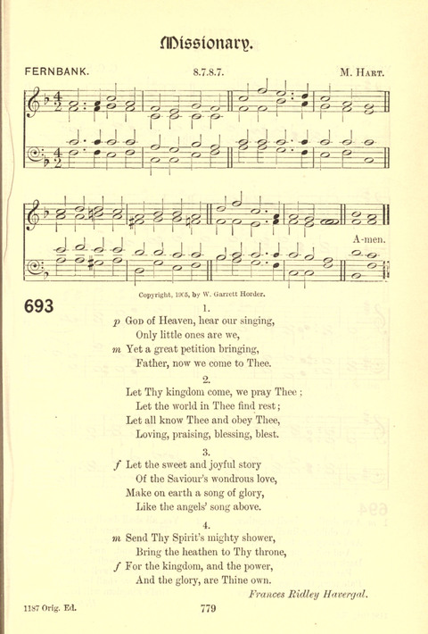 Worship Song: with accompanying tunes page 779