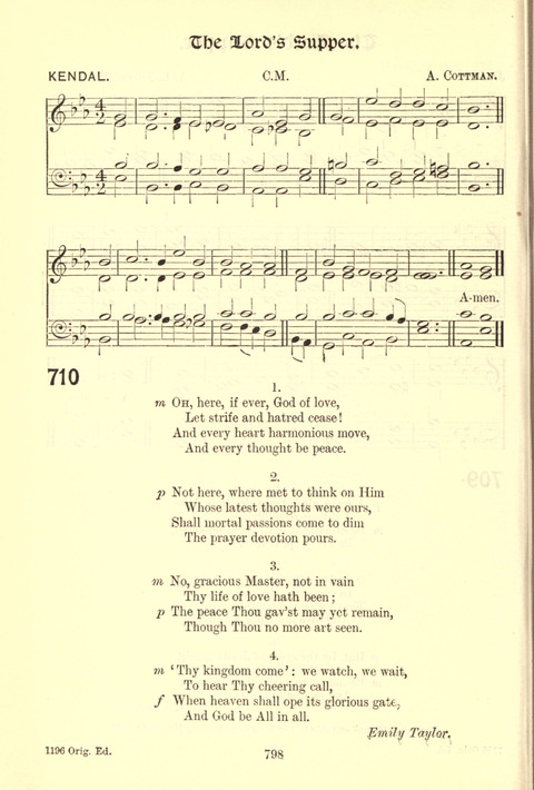 Worship Song: with accompanying tunes page 798