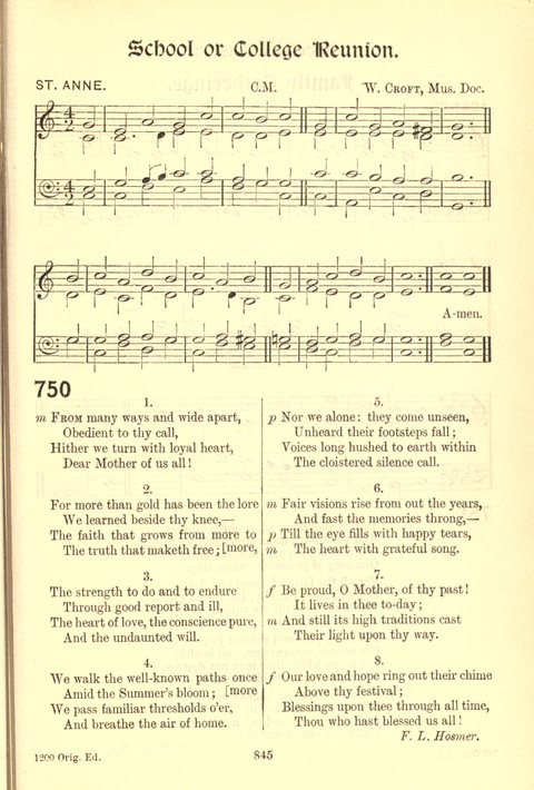 Worship Song: with accompanying tunes page 845