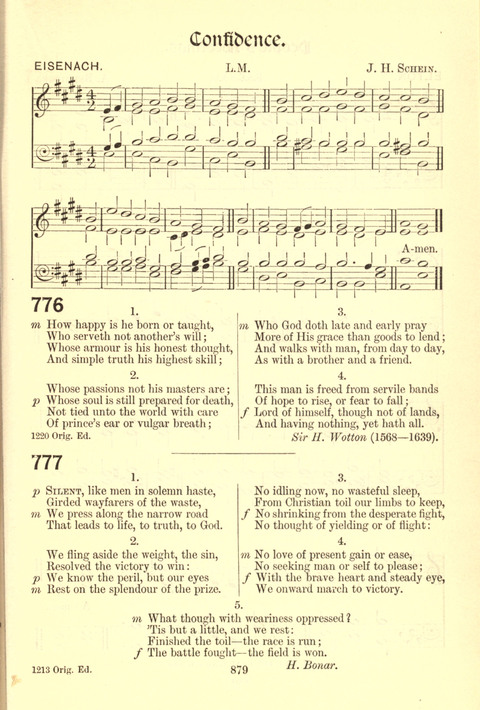 Worship Song: with accompanying tunes page 879