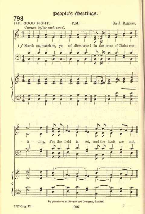 Worship Song: with accompanying tunes page 906