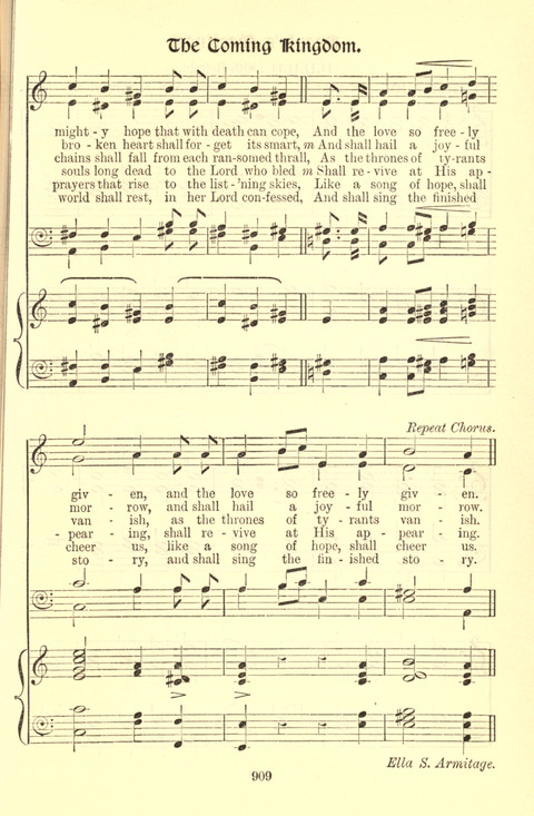 Worship Song: with accompanying tunes page 909