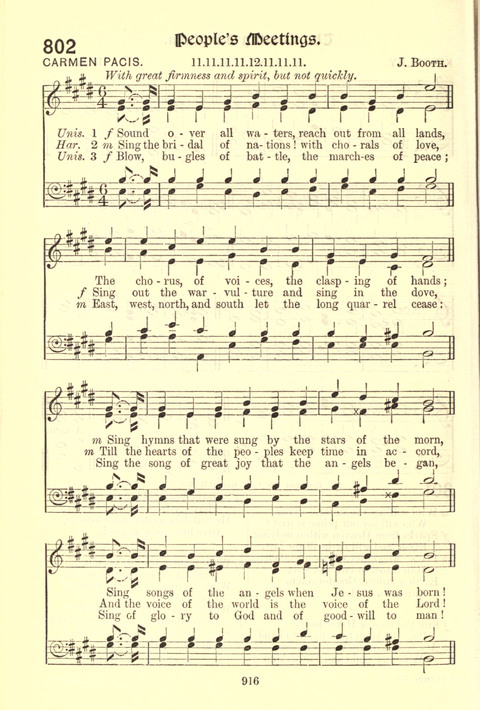 Worship Song: with accompanying tunes page 916