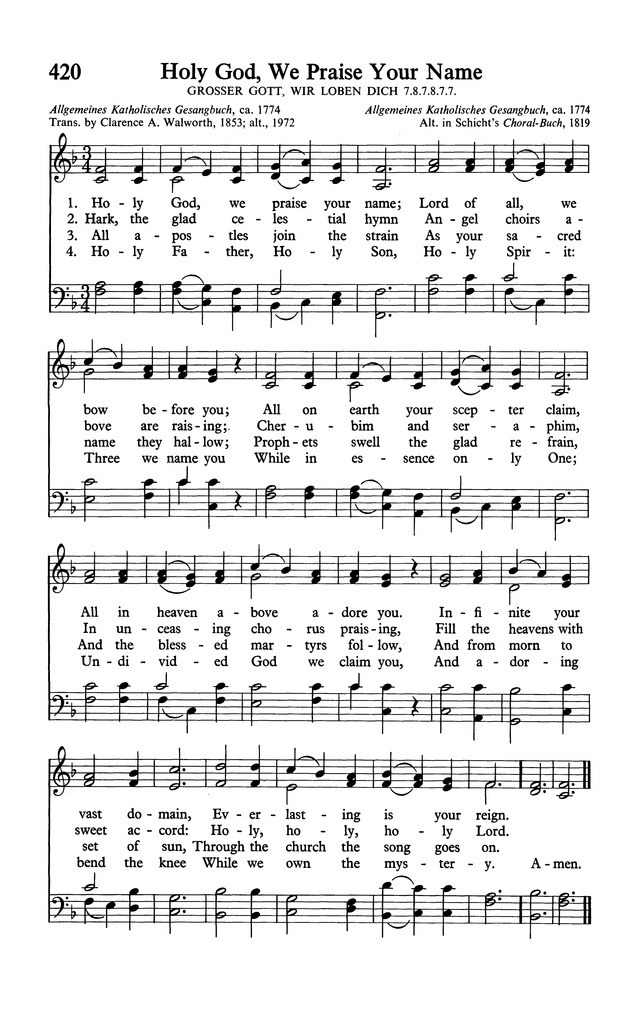 The Worshipbook: Services and Hymns page 420