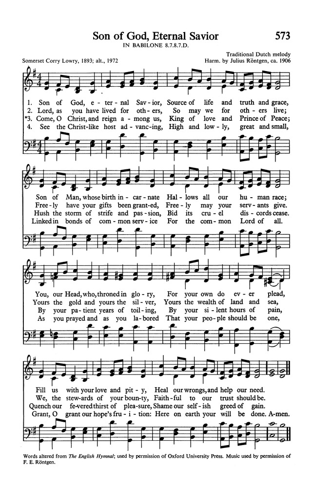 The Worshipbook: Services and Hymns page 573