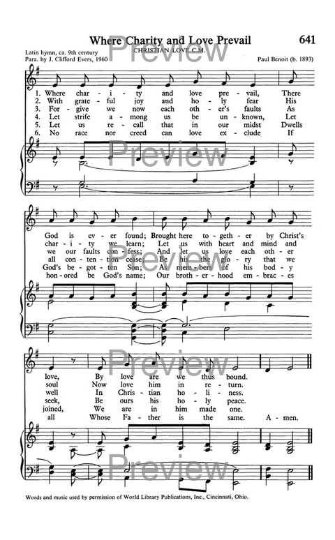 The Worshipbook: Services and Hymns page 641