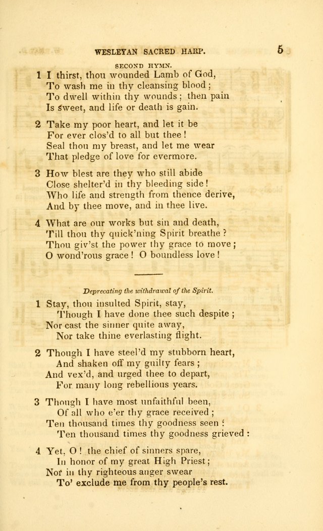 The Wesleyan Sacred Harp: a collection of choice tunes and hymns for prayer class and camp meetings, choirs and congregational singing page 12